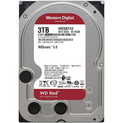 WESTERN DIGITAL 3.5" HDD SATA-III 3TB 5400rpm 256MB Cache, CAVIAR Red Plus