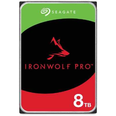 SEAGATE 3.5" HDD SATA-III 8TB 7200rpm 256MB Cache IronWolf Pro