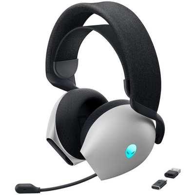 DELL Alienware Dual Mode Wireless Gaming Headset AW720H, Fehér