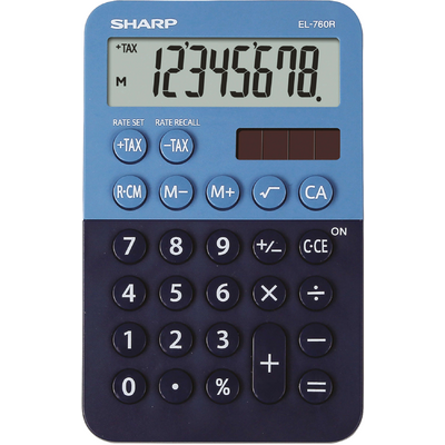 Sharp EL-760R Asztali számológép Blue