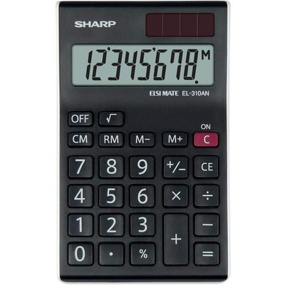 Sharp EL-310AN Asztali számológép Black