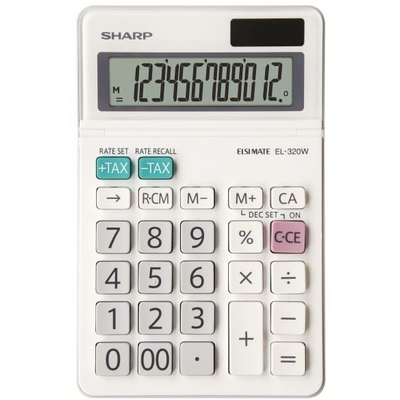Sharp EL-320W Asztali számológép White