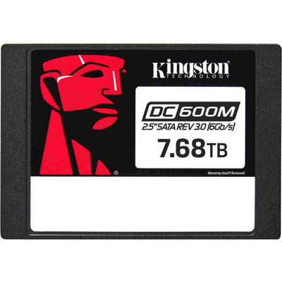 Kingston Data Center SSD DC600M 7.68TB SATA 560MBs/530MBs 1 DWPD/5yrs