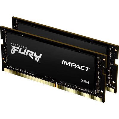 Kingston 64GB DDR4 3200MHz Kit(2x32GB) SODIMM Fury Impact Black