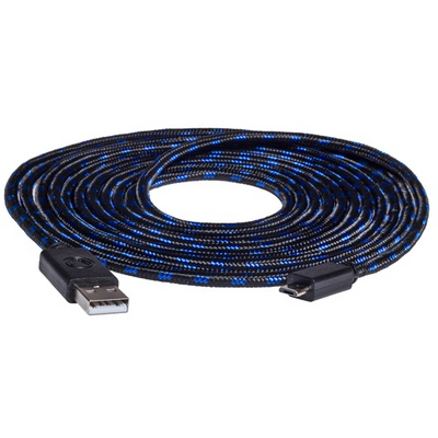 Snakebyte PS4 USB Charge Cable Pro - 4m Meshcable