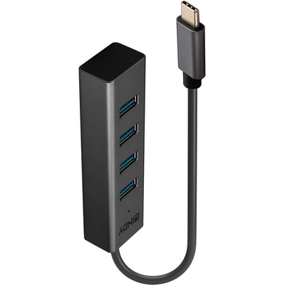 LINDY 4 Port USB 3.2 Type C Hub