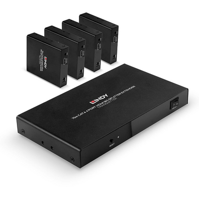 LINDY 70m 4 Port Cat.6 HDMI 4K60 Splitter Extender