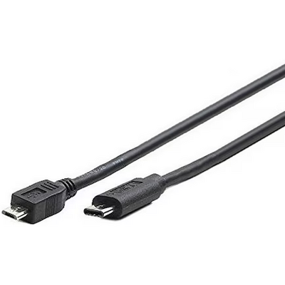 Gembird CCP-USB2-MBMCM-1M USB TYPE-C -> micro USB 2.0 BM cable 1m Black