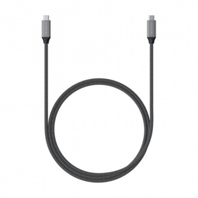 Satechi USB-C -USB-C kábel, 4.0 Braided 40 Gbps 80cm - Grey