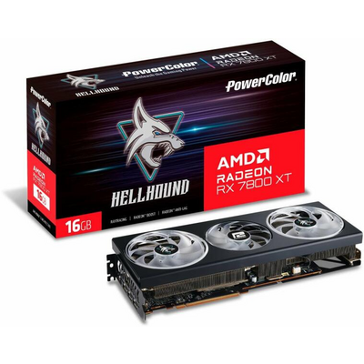 PowerColor AMD RX 7800 XT 16GB GDDR6 - RX7800XT 16G-L/OC