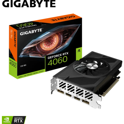 GIGABYTE Videokártya PCI-Ex16x nVIDIA RTX 4060 8GB DDR6