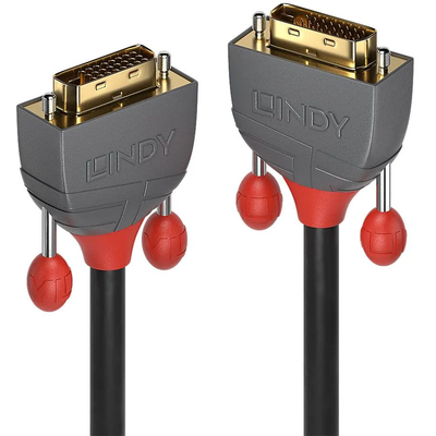 LINDY 1m DVI-D Dual Link Cable, Anthra Line