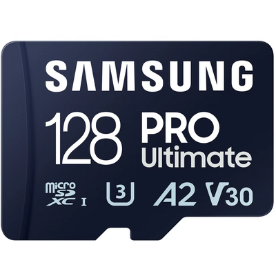 Samsung Pro Ultimate 128GB microSD (MB-MY128SB/WW) memóriakártya kártyaolvasóval