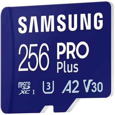 Samsung Pro Plus 256GB microSD (MB-MD256SB/WW) memóriakártya kártyaolvasóval