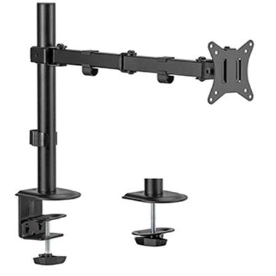 Gembird MA-D1-02 Desk mounted single monitor arm 17"-32" Black