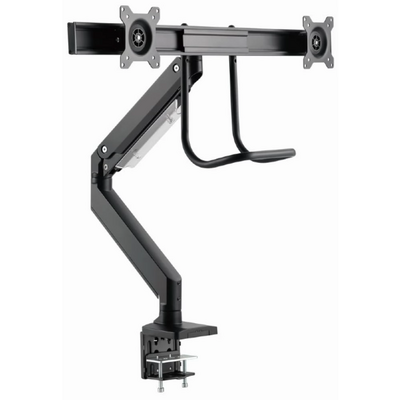 Gembird MA-DA2-04 Desk mounted adjustable monitor arm for 2 monitors 17"-32" Black