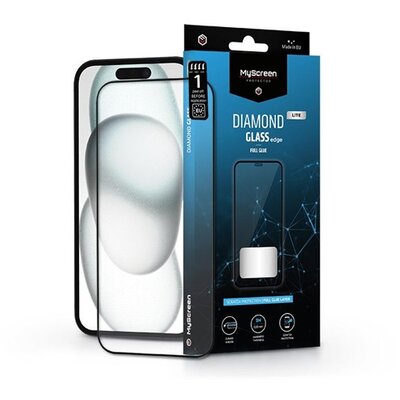 MSP LA-2329 Apple iPhone 15/15 Pro Diamond Glass Lite edzett üveg képernyővédő fólia