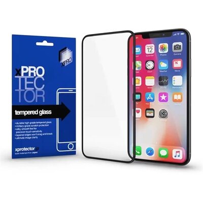 XPRO 128866 iPhone 15 Pro Max Tempered Glass 0.33 Full 3D Black üveg kijelzővédő fólia