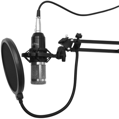 MEDIA-TECH Mikrofon Stúdió és Streaming, ezüst