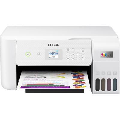 EPSON Tintasugaras nyomtató - EcoTank L3266 (A4, MFP, színes, 5760x1440 DPI, 33 lap/perc, USB/Wifi)