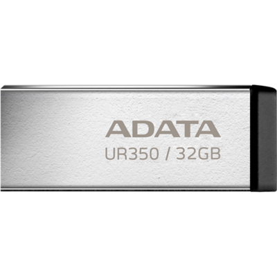 ADATA Pendrive 32GB, UR350 USB 3.2, fémházas, fekete