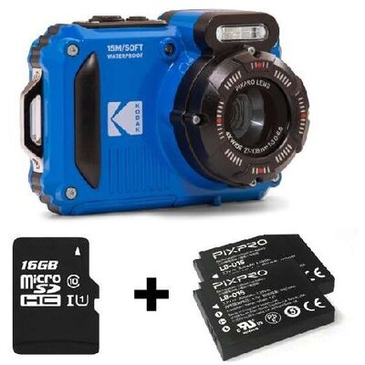 Kodak Pixpro WPZ2 vízálló/porálló/ütésálló digitális kék fényképezőgép