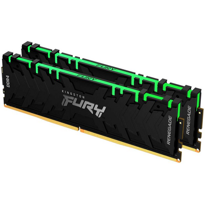 KINGSTON FURY Memória DDR4 32GB 3600MHz CL16 DIMM (Kit of 2) 1Gx8 Renegade RGB