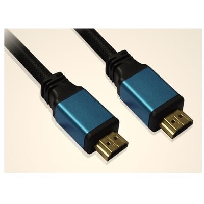 WIRETEK kábel HDMI Összekötő 5m, Male/Male, v2.0, Fém csatlakozó