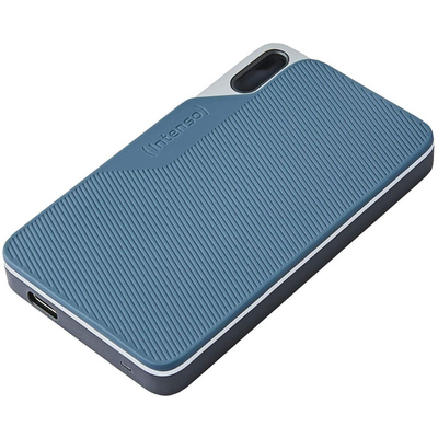 Intenso 500GB USB3.2 Type-C External SSD TX100 Grey/Blue