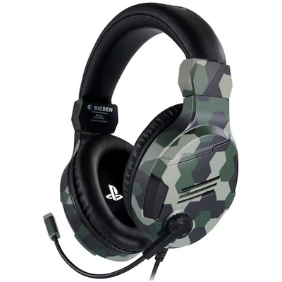 Bigben Interactive Stereo Gaming Headset V3 Camo Green (PS4)