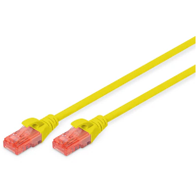 Digitus CAT6 U-UTP Patch Cable 0,25m Yellow