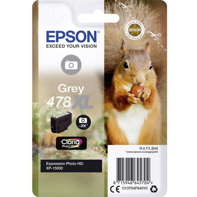 Epson T04F6 (478XL) Grey tintapatron