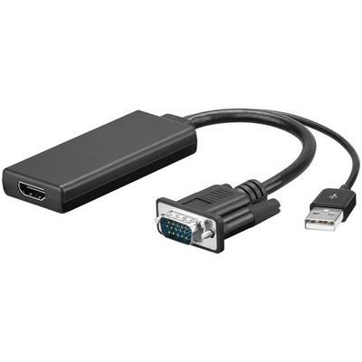 GOOBAY Adapter HDMI Goobay 67816 VGA + USB (601615)