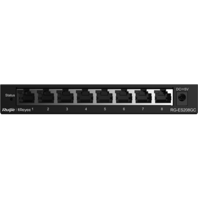 Reyee RG-ES208GC 8-Port Gigabit Smart Cloud Managed Non-PoE Switch