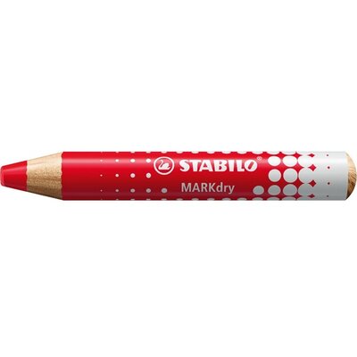 Stabilo MARKdry táblákhoz és flipchartokhoz vastag piros jelölő ceruza