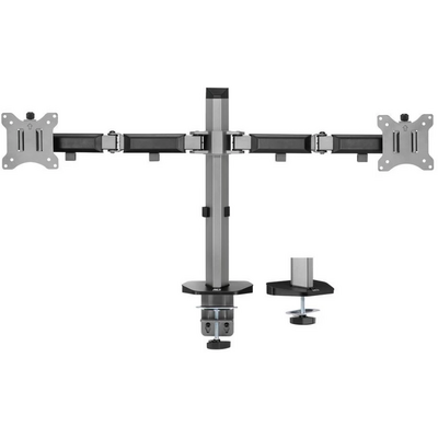 ACT AC8336 Dual Monitor Arm Office 17"-32" Silver