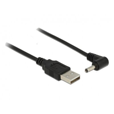 DeLock Cable USB Power > DC 3.5 x 1.35 mm Male 90° 1,5m Black