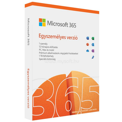MS Office M365 Personal ENG Subscr P10 Eurozone 1 License Medialess 1 year