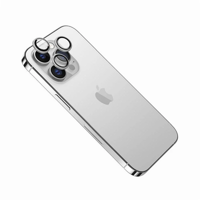 FIXED Camera Glass for Apple iPhone 15 Pro/15 Pro Max, silver