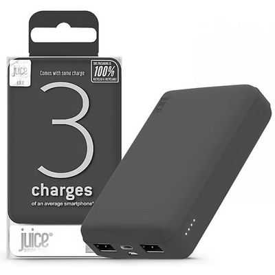 Juice JUI-PBANK-3-ECO-GRY ECO 3 10000mAh 15W szürke powerbank