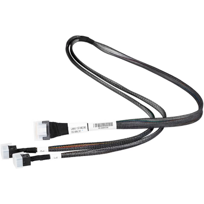 Broadcom LSI internal U.3 cable 1.0 m SlimLine x8 (SFF-8654) to 2x Mini-SAS HD (