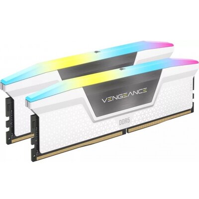 CORSAIR Vengeance RGB DDR5 6000MHz CL40 64GB Kit2 White