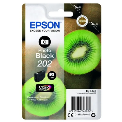 Epson T02F1 (202) Photo Black tintapatron