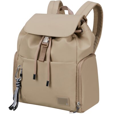 Samsonite WANDER LAST Backpack 3pkt 1 Buckle (Desert, 14 L) homokszínű női hátizsák