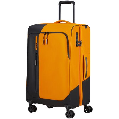Samsonite BIZ2GO TRVL Spinner 66/24 Df Exp sárga bővíthető bőrönd