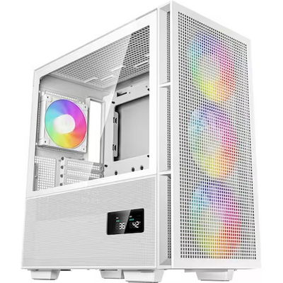 DeepCool CH560 DIGITAL WH Tempered Glass White
