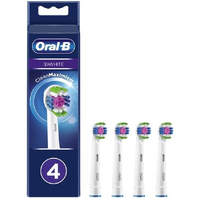 Oral-B EB18-4 3D White 4 db-os elektromos fogkefe pótfej szett