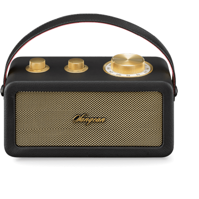 Sangean RA-101 B/G hordozható retro fekete Bluetooth/FM rádió