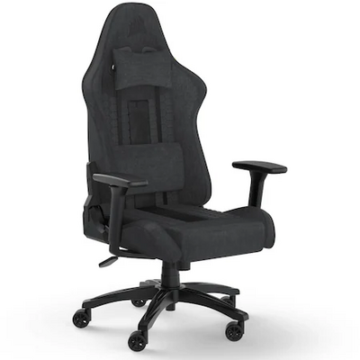 CORSAIR TC100 RELAXED gamer szék, szövet (szürke és fekete)