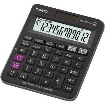 Casio MJ-120D Plus Asztali számológép Black